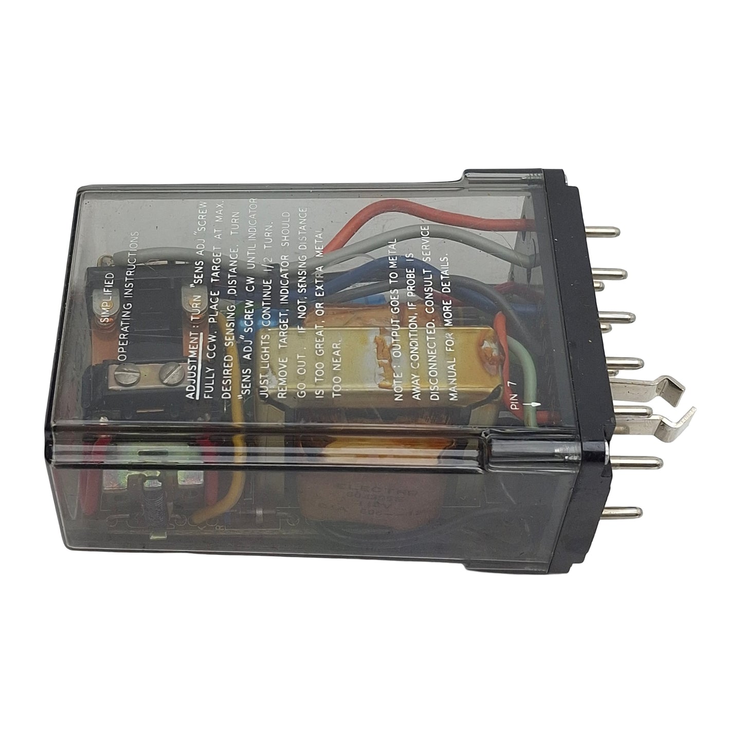 Used Electro Corp 55125A Mini Prox II Output Relay, 1NC/1NO, 115VAC/24VDC 5W In, 10A