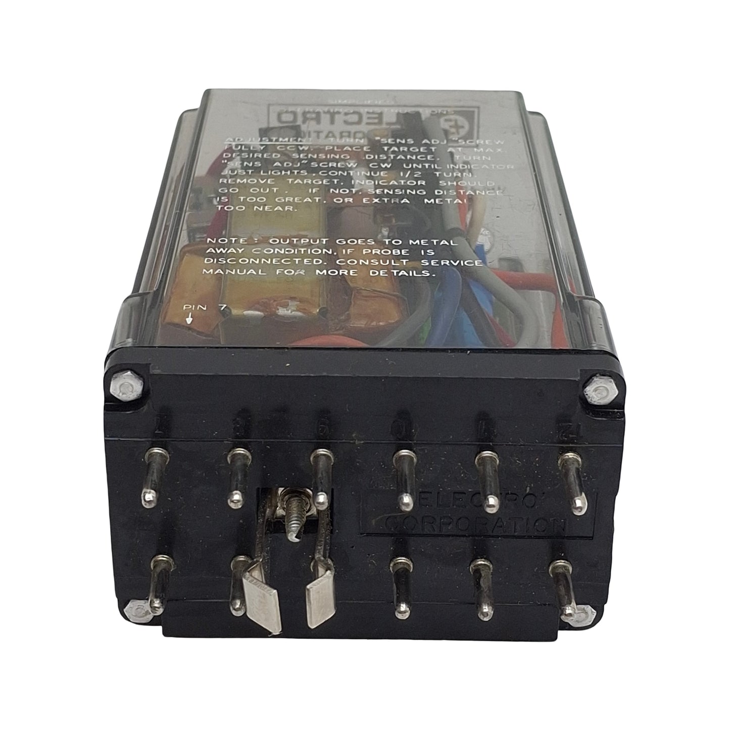Used Electro Corp 55125A Mini Prox II Output Relay, 1NC/1NO, 115VAC/24VDC 5W In, 10A