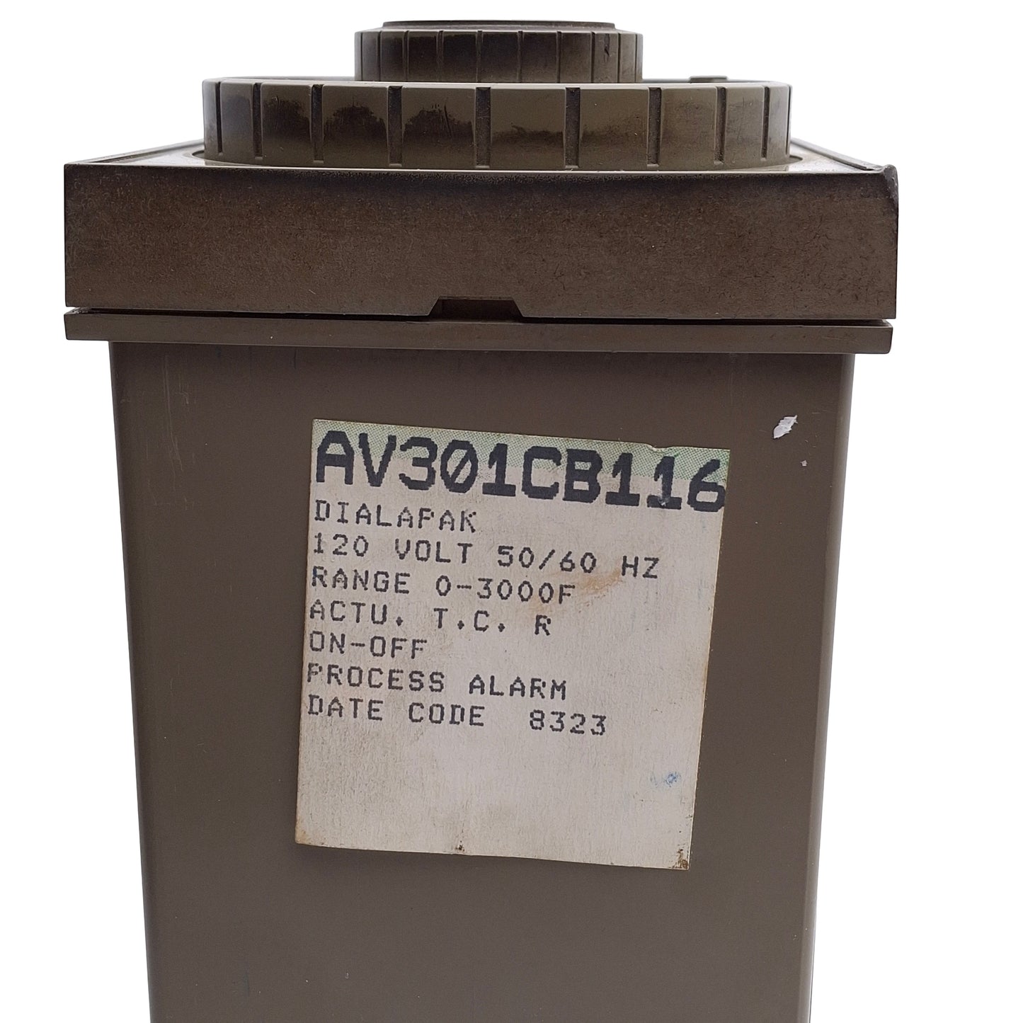 Used Honeywell AV301CB116 Dialapak Temperature Controller, 120VAC, T/C RTD, 0-3000°F