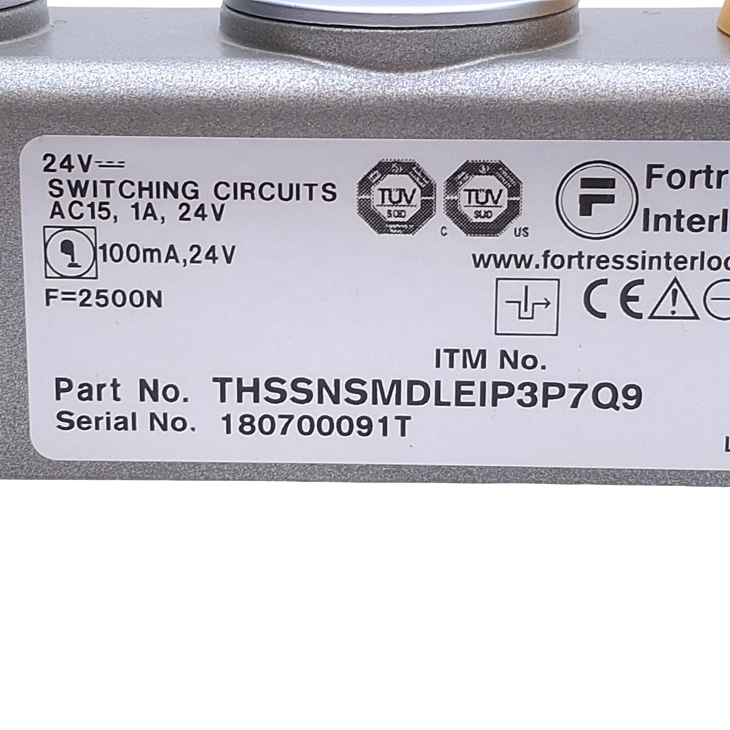 Used Fortress Interlocks THSSNSMDLEIP3P7Q9 TGard 24VDC, 1A, 19 Pin M23 Connector