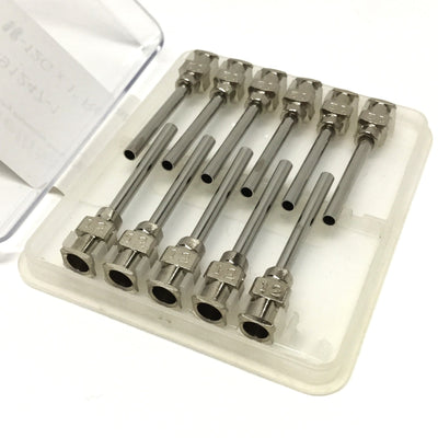 New – Open box Lot of 11 IntelliSpense 9991247-1 Reusable Blunt SS Needle Tips, 12-Gauge x 1"