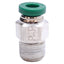 New Lot of 20 Parker 1AJV3 Male Pneumatic Connector 1/8" NPT Thread, 300psi Max