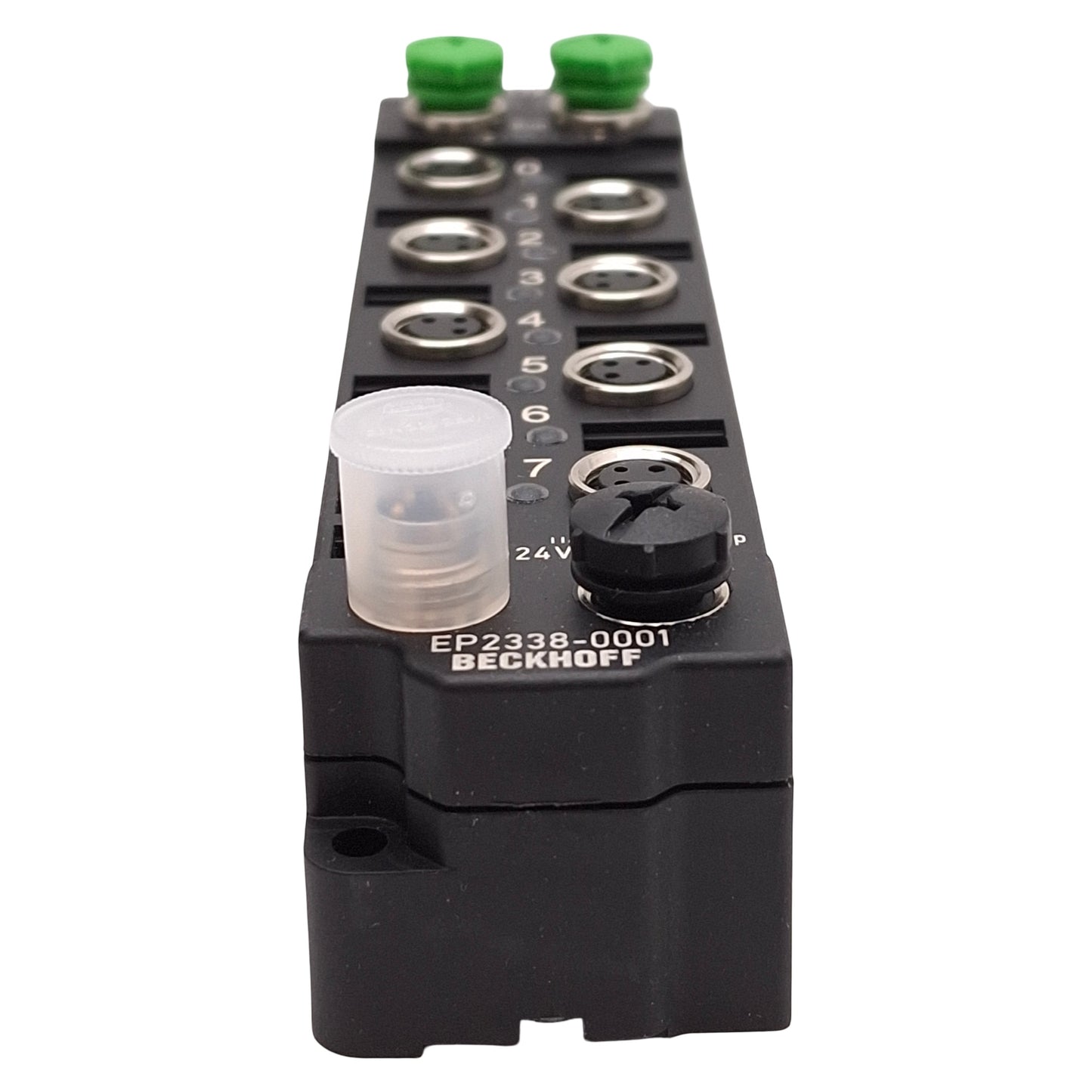 New Beckhoff EP2338-0001 EtherCAT Box 8-Channel, 24VDC, 0.5A/Channel, M8 3 & 4-Pin