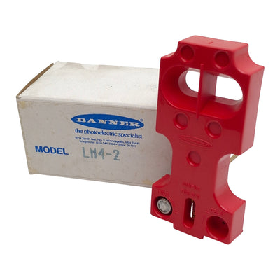 New Banner LM4-2 16290 MULTI-BEAM Logic Module, One-Shot Retriggerable, 4-Pin