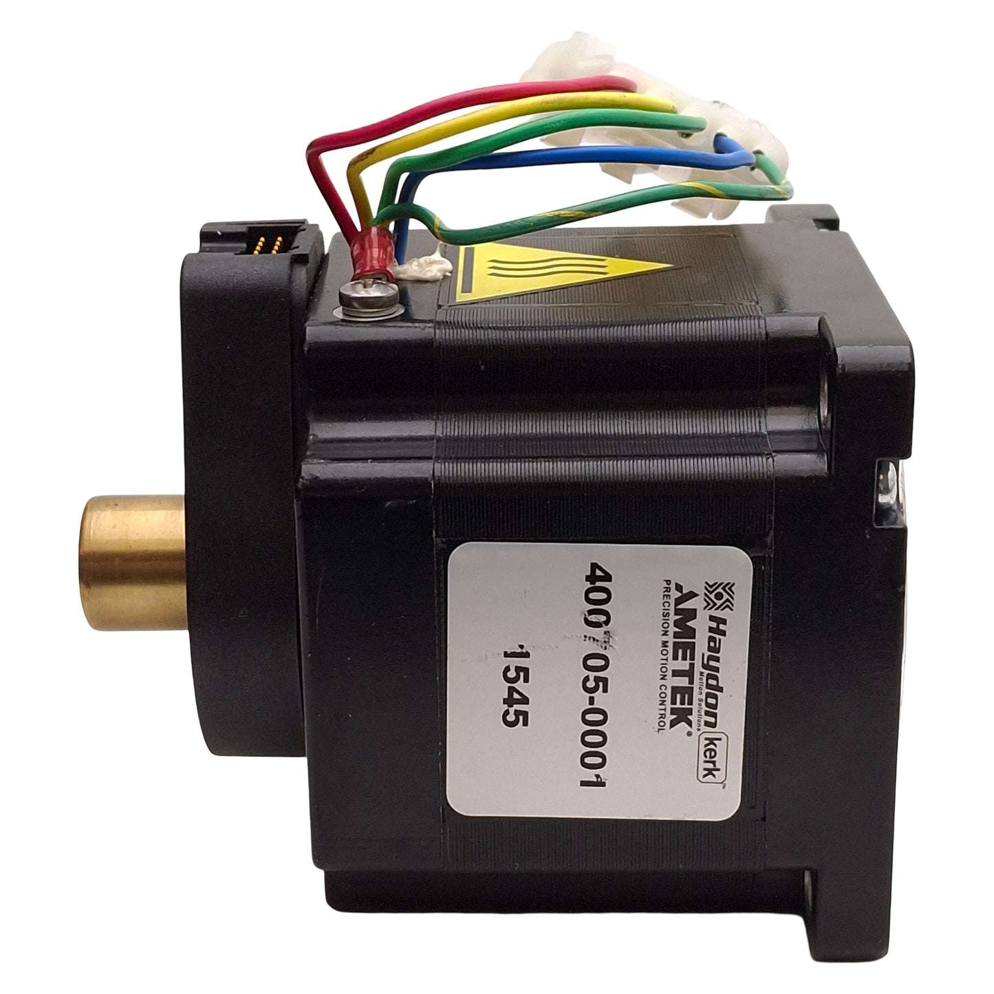 Used Ametek 87F43-1.5-A05 Linear Stepper Motor, 0.0005in/step, 5VDC, NEMA 34 *Dent*