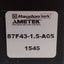 Used Ametek 87F43-1.5-A05 Linear Stepper Motor, 0.0005in/step, 5VDC, NEMA 34 *Dent*