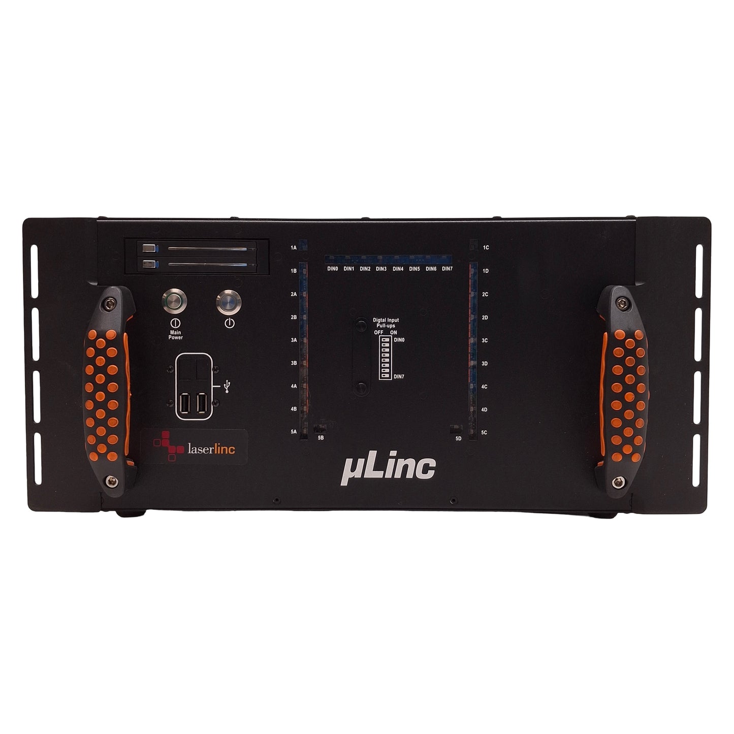 Used Laserlinc µ1019 μlinc Processor 115VAC, 400W, Analog I/O 8/8, Digital I/O 16/8