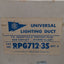 New Lot of 5 ITE RPG712-3S Universal Lighting Duct, Twistout, 15A 125VAC 3W