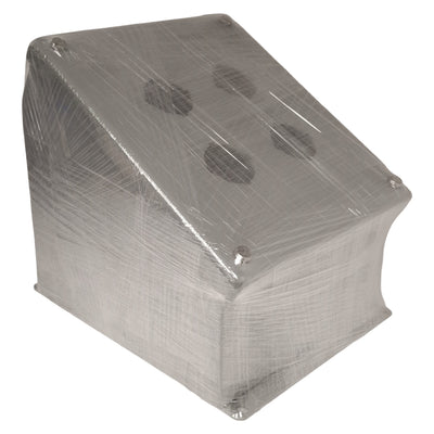 New Hoffman E4SPBA Sloped Front Pushbutton Enclosure ø30.5mm 4-Hole 7.25x6.25x6.75in