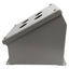New Hoffman E4SPBA Sloped Front Pushbutton Enclosure ø30.5mm 4-Hole 7.25x6.25x6.75in