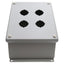 New Hoffman E4SPBA Sloped Front Pushbutton Enclosure ø30.5mm 4-Hole 7.25x6.25x6.75in