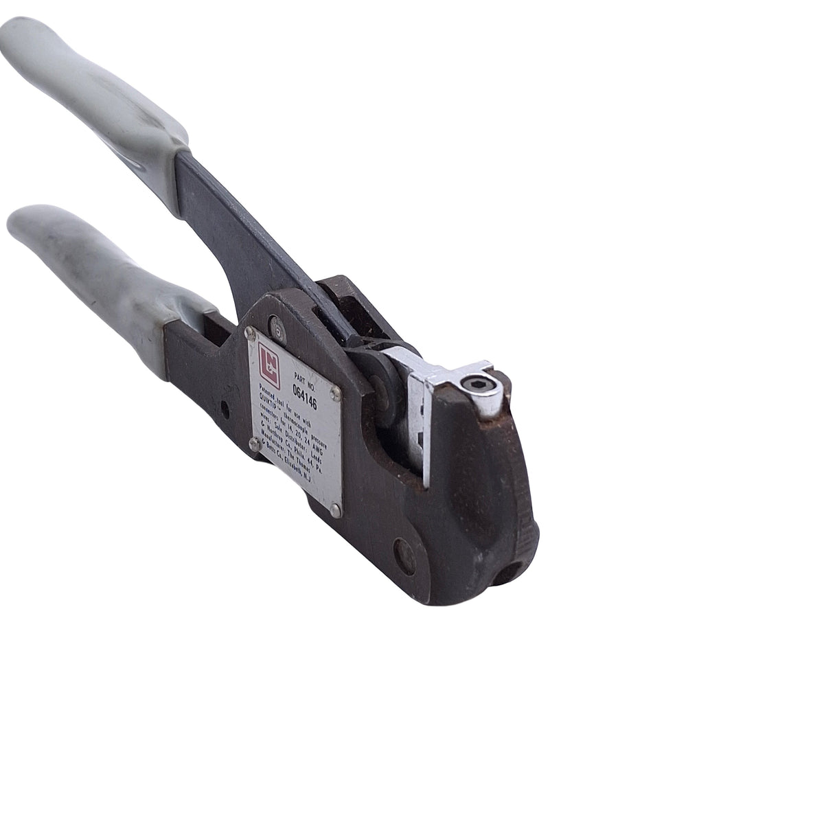 Used Leeds & Northrup 064146 Quick Tip Hand Crimp Tool, T/C Wire 14/20/24 AWG