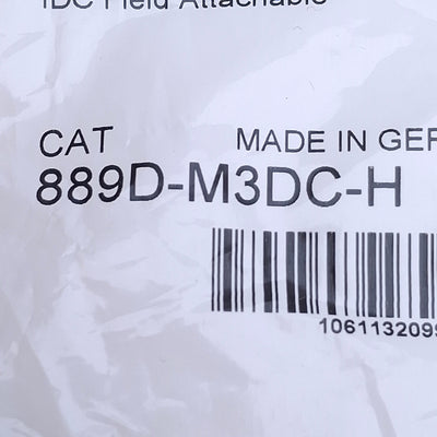 New Allen Bradley 889D-M3DC-H DC Micro Cable Male Straight, 3-Pin, 26-22 AWG