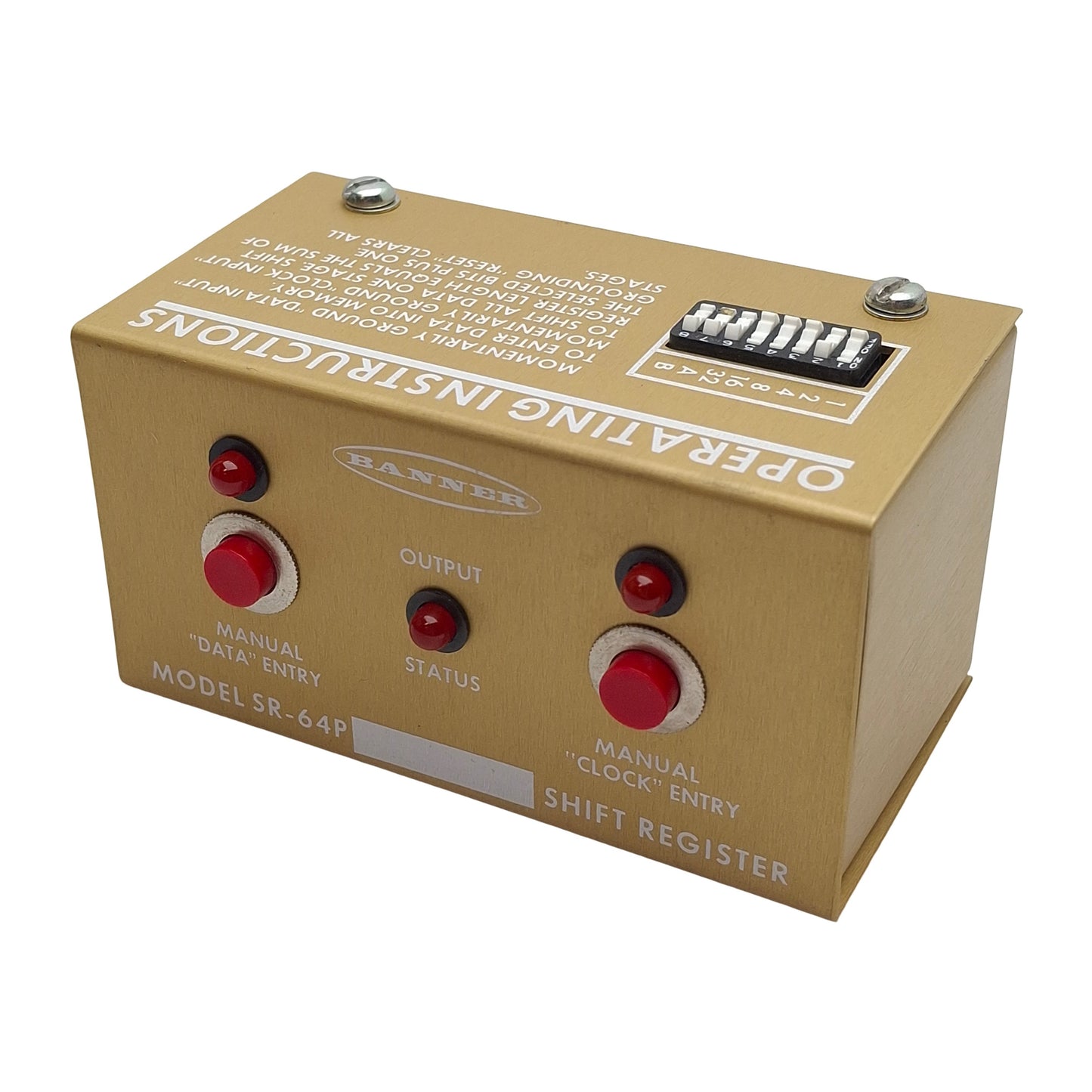 New Banner SR-64P Solid-State Shift Register Logic Module, NPN, 16VAC/20VDC, 64bit