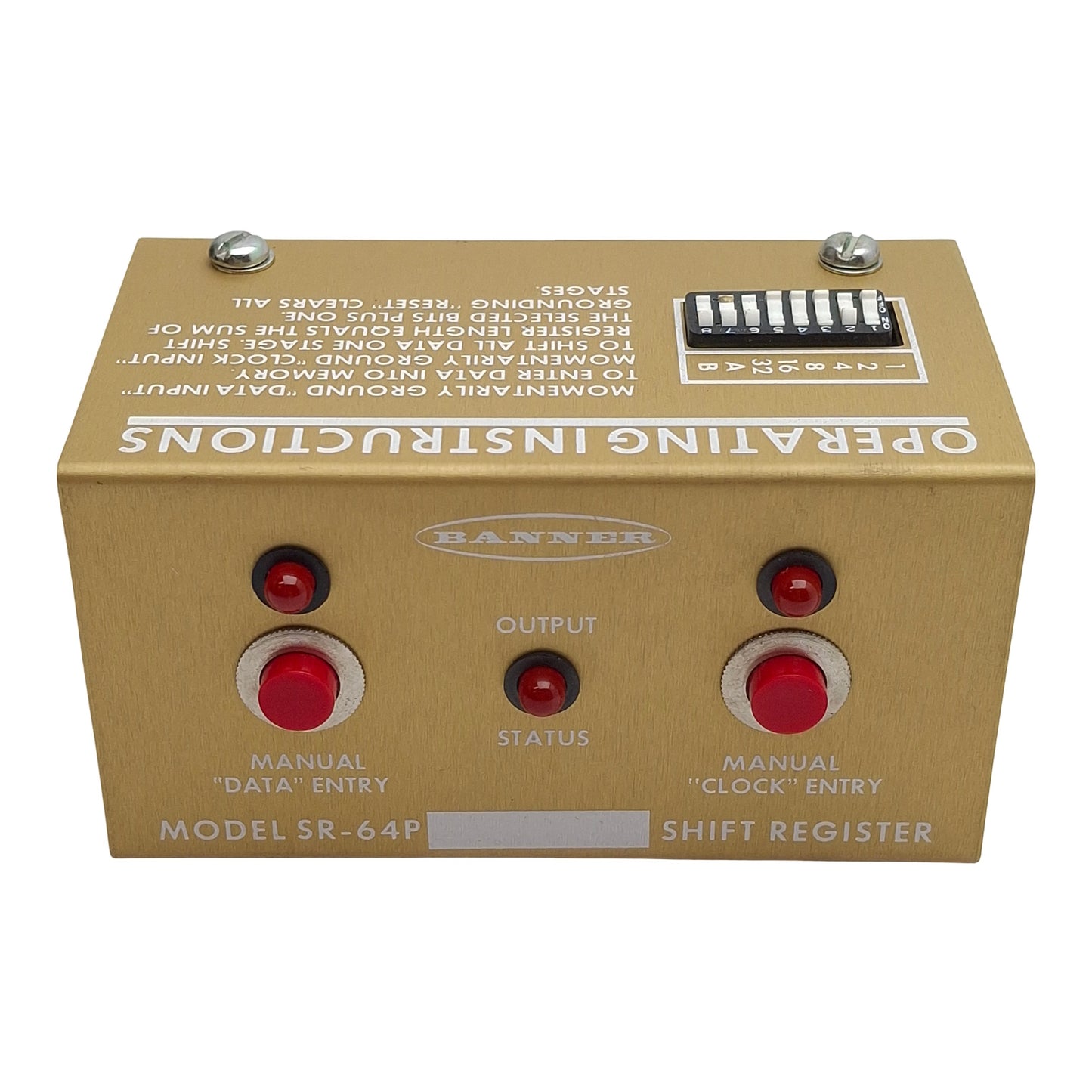 New Banner SR-64P Solid-State Shift Register Logic Module, NPN, 16VAC/20VDC, 64bit