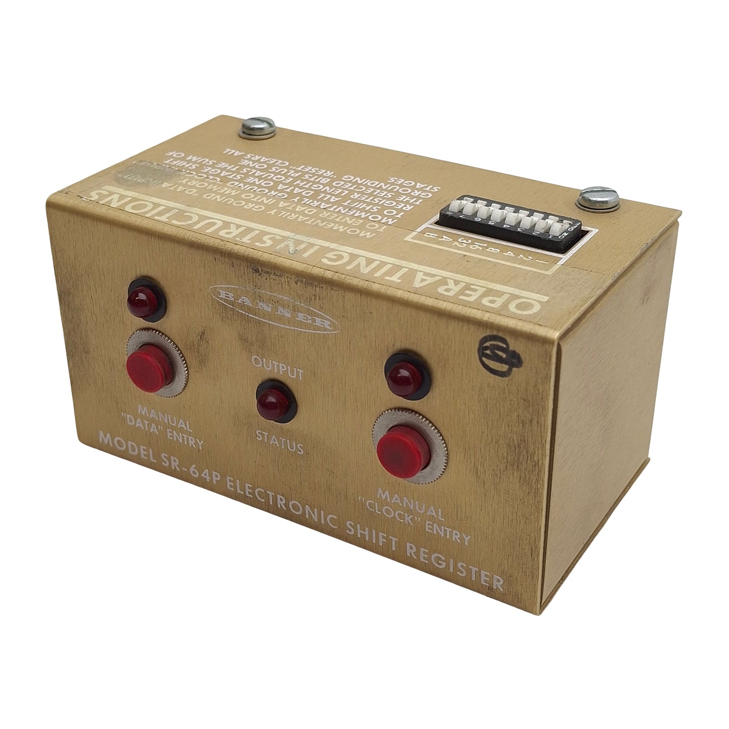 Used Banner SR-64P Solid-State Shift Register Logic Module 16VAC/20VDC 64bit *No LED*