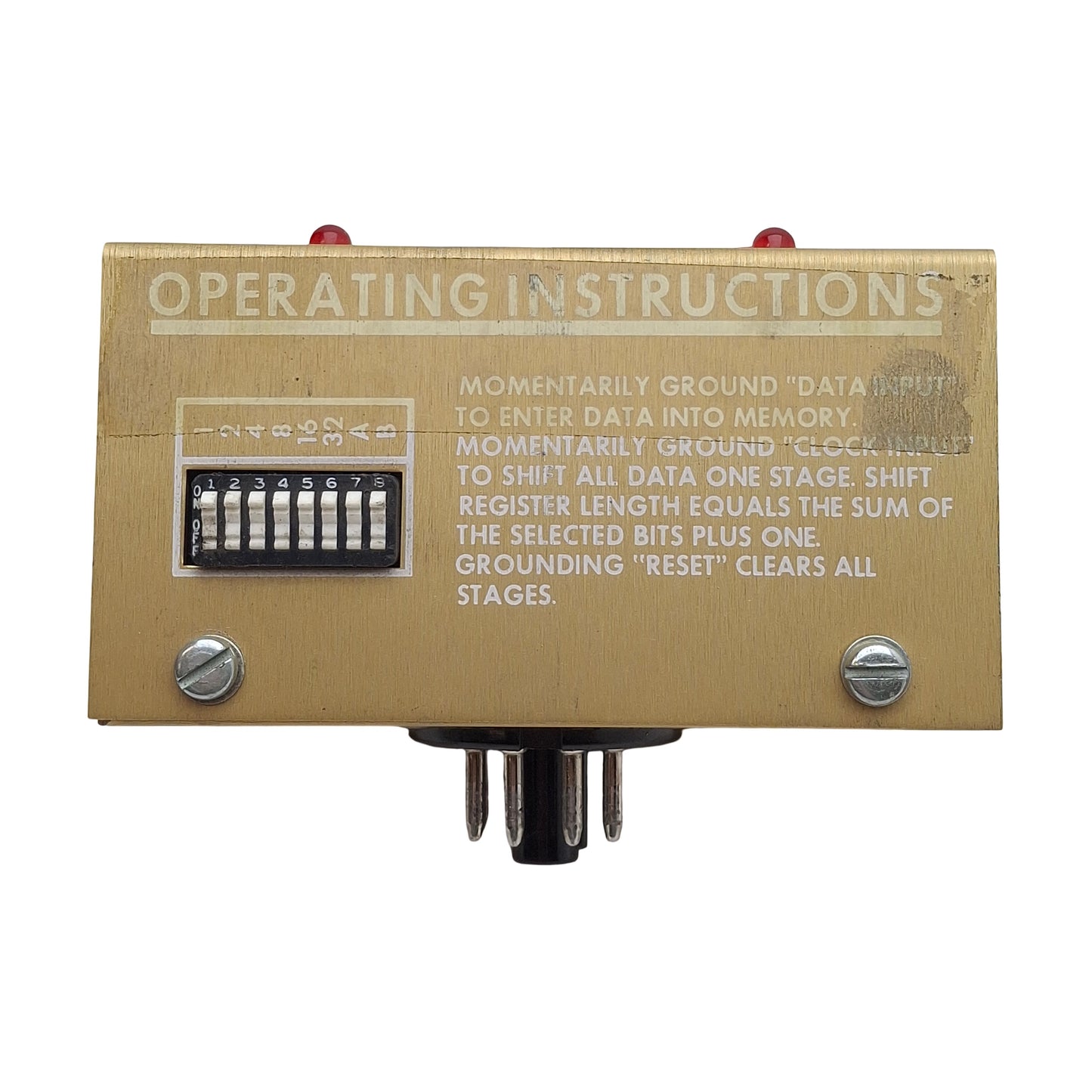 Used Banner SR-64P Solid-State Shift Register Logic Module 16VAC/20VDC 64bit *No LED*