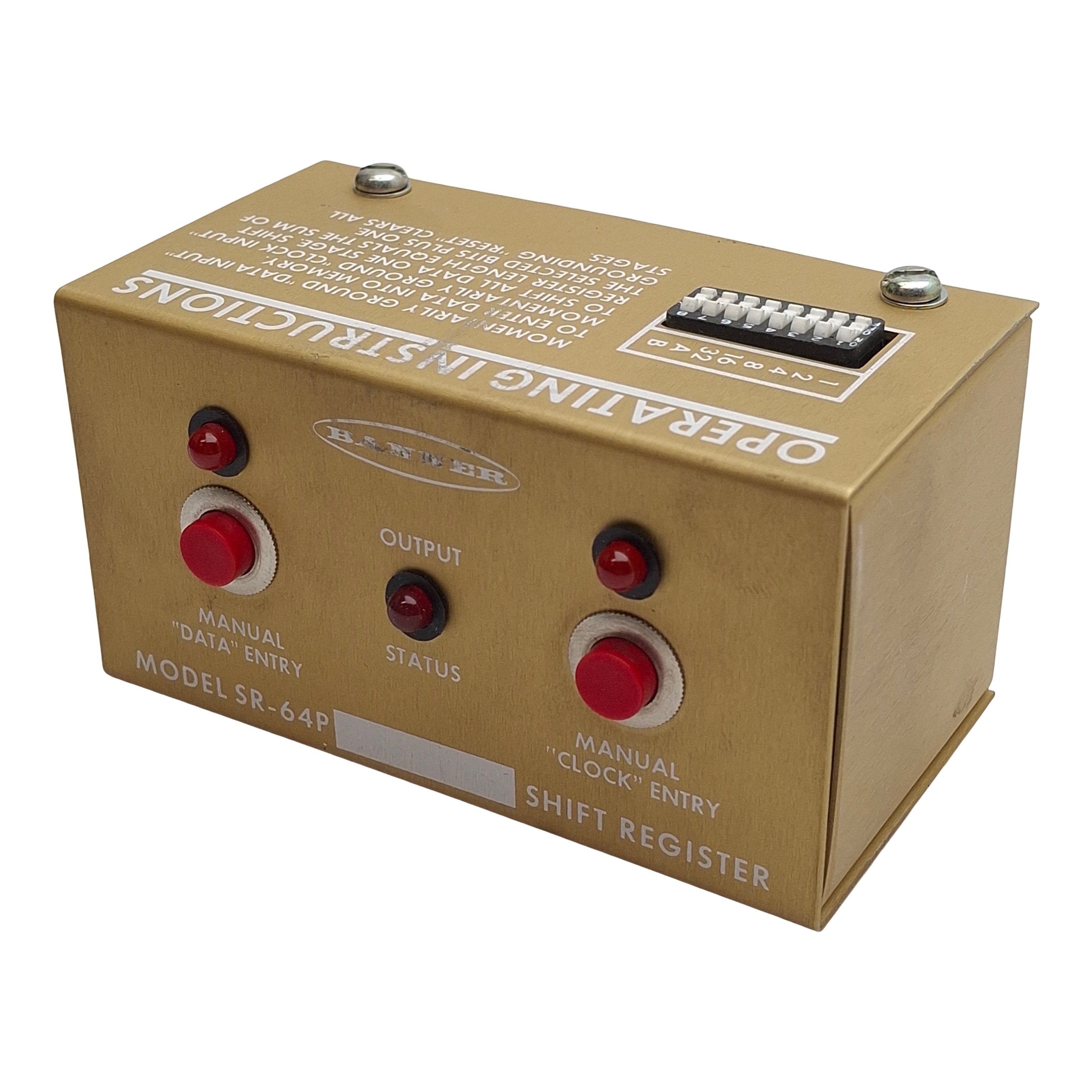Banner SR-64P Solid-State Shift Register Logic Module, NPN, 16VAC/20VD ...