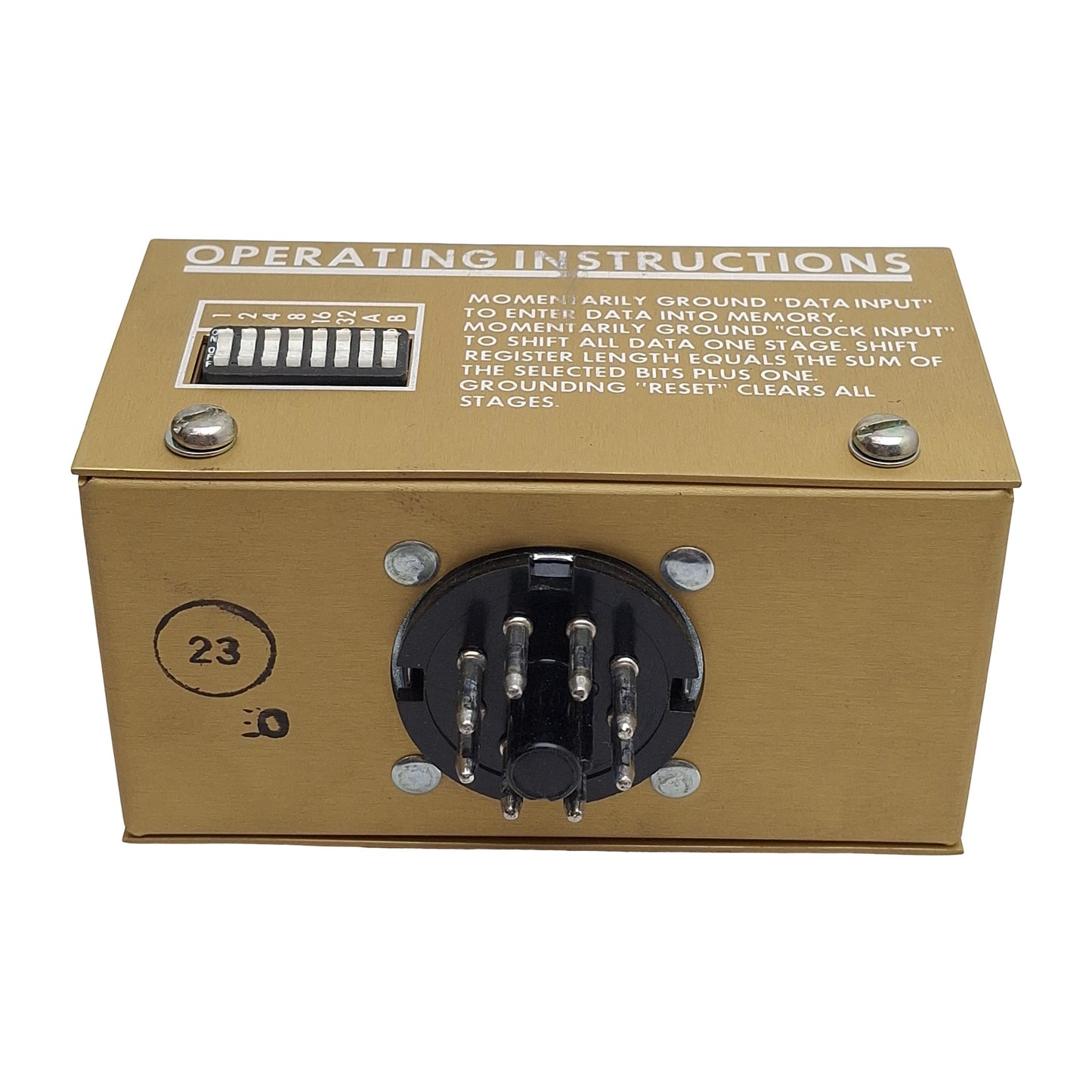 Used Banner SR-64P Solid-State Shift Register Logic Module, NPN, 16VAC/20VDC, 64bit