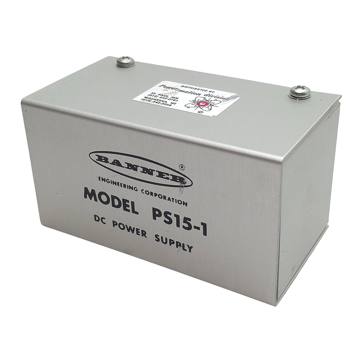 Used Banner PS15-1 Power Supply Module, 9-16VAC In, 1A 15VDC Out, 8-Pin Octal