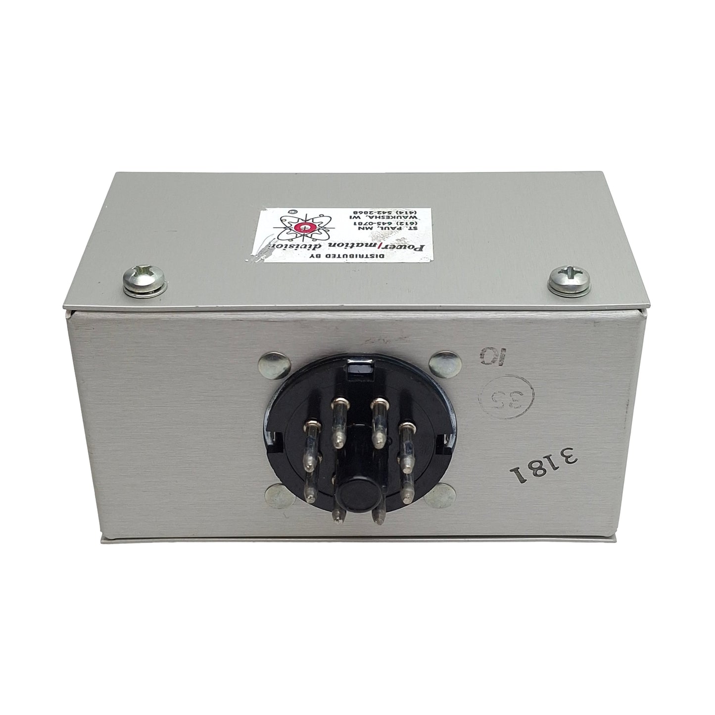 Used Banner PS15-1 Power Supply Module, 9-16VAC In, 1A 15VDC Out, 8-Pin Octal