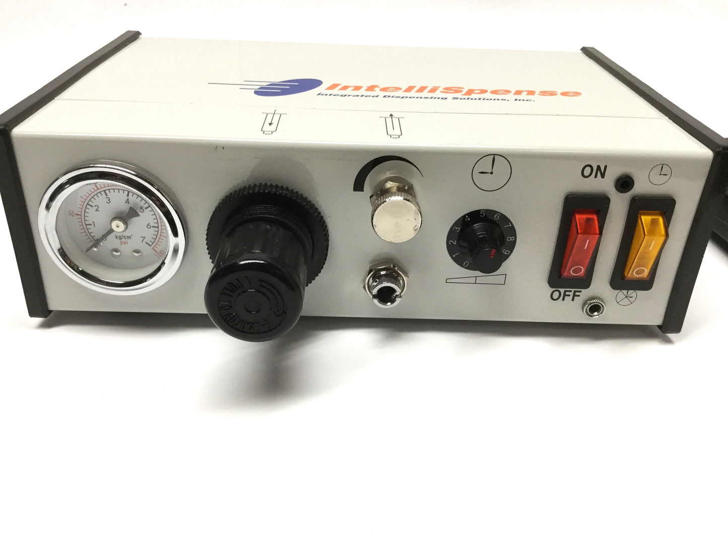 Used IntelliSpense 5101284 Analog Timed Syringe Air Dispenser 0.01-1s, 1-100psi