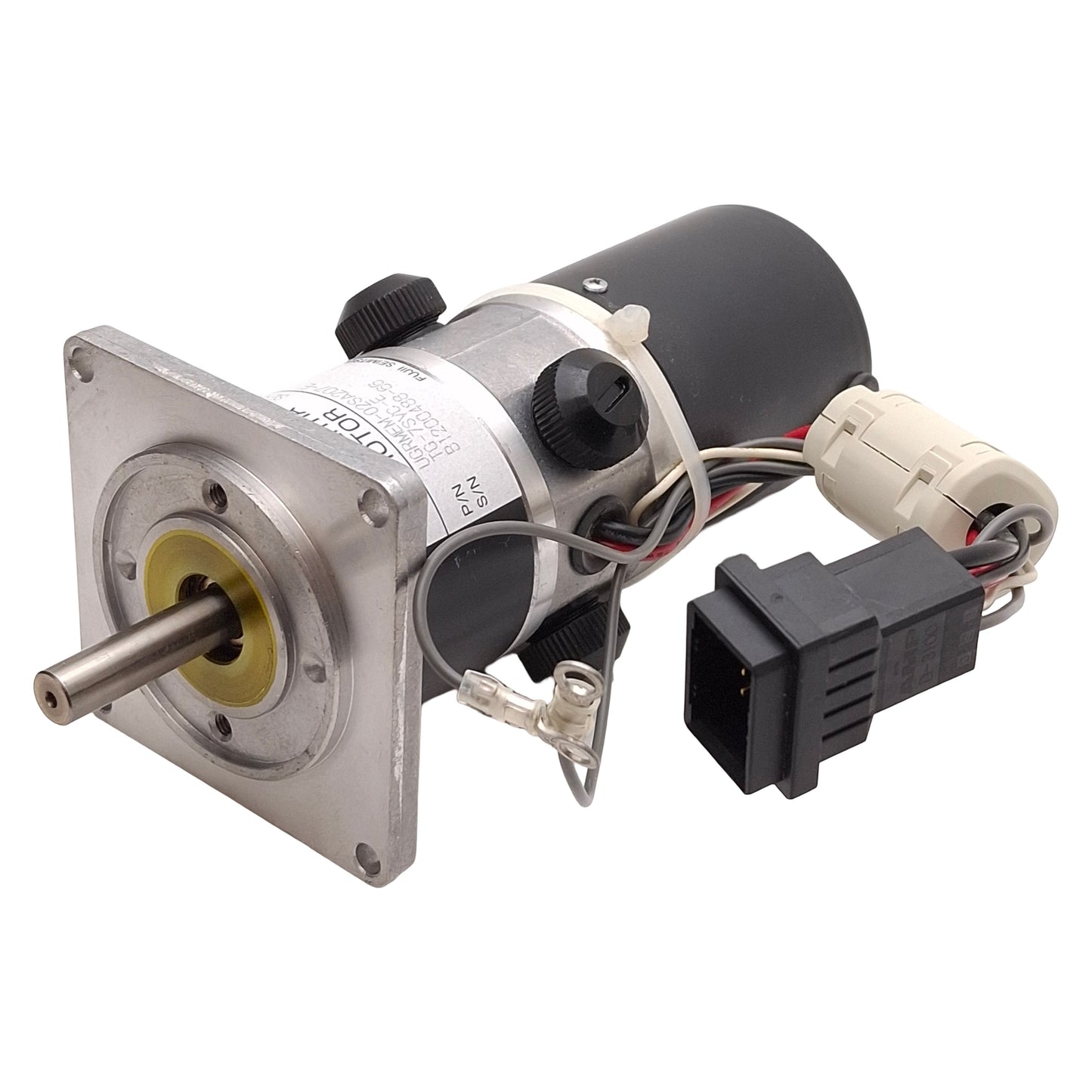 Used Minertia UGREM-02SA207-E DC Servomotor, 60W, 25VDC 3.9A, 3000rpm, ø8mm Shaft