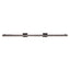 Used THK SSR15XV Linear Guide Assembly, 15mm x 580mm Rail, (2x) 40.3x34mm Carriages