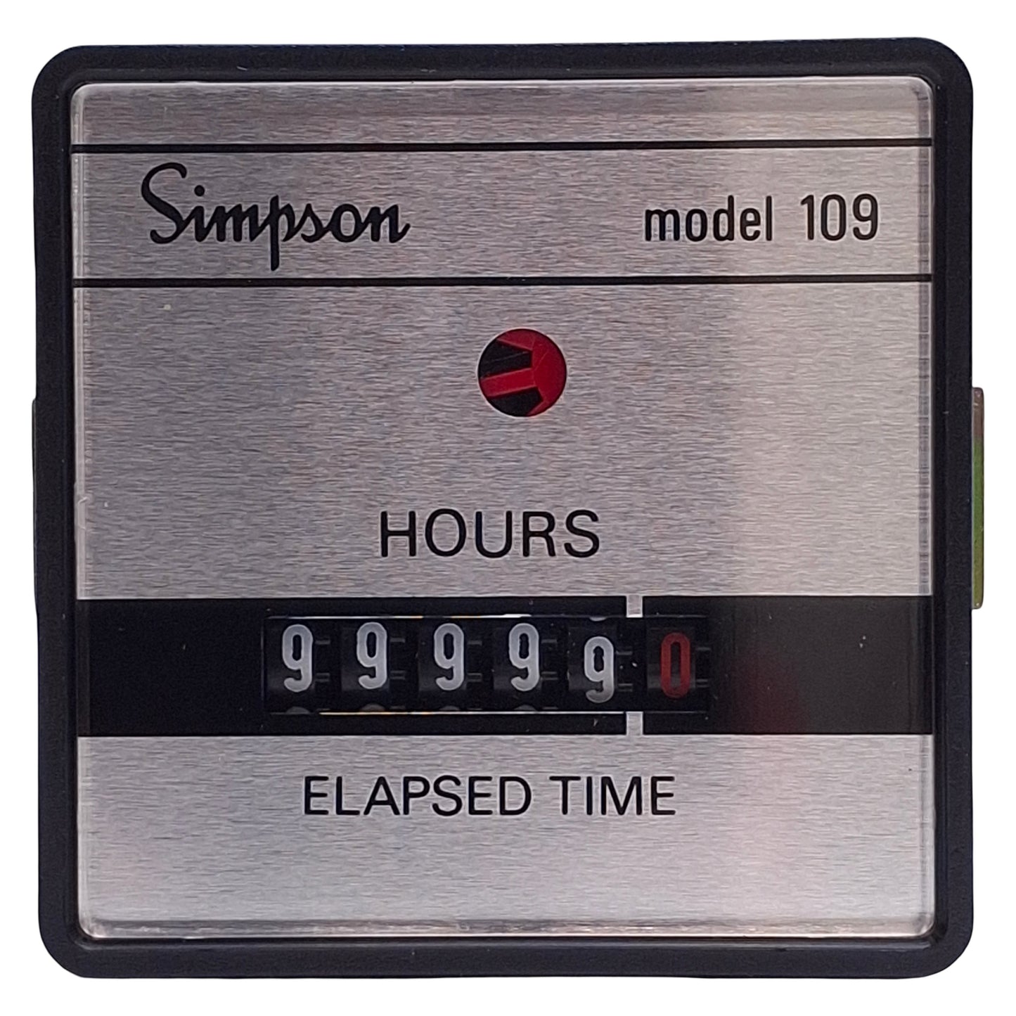 New Simpson 03616 Elapsed Time Meter 10-80VDC, 3-5.5mA, ≤0.01%/24hrs Accuracy