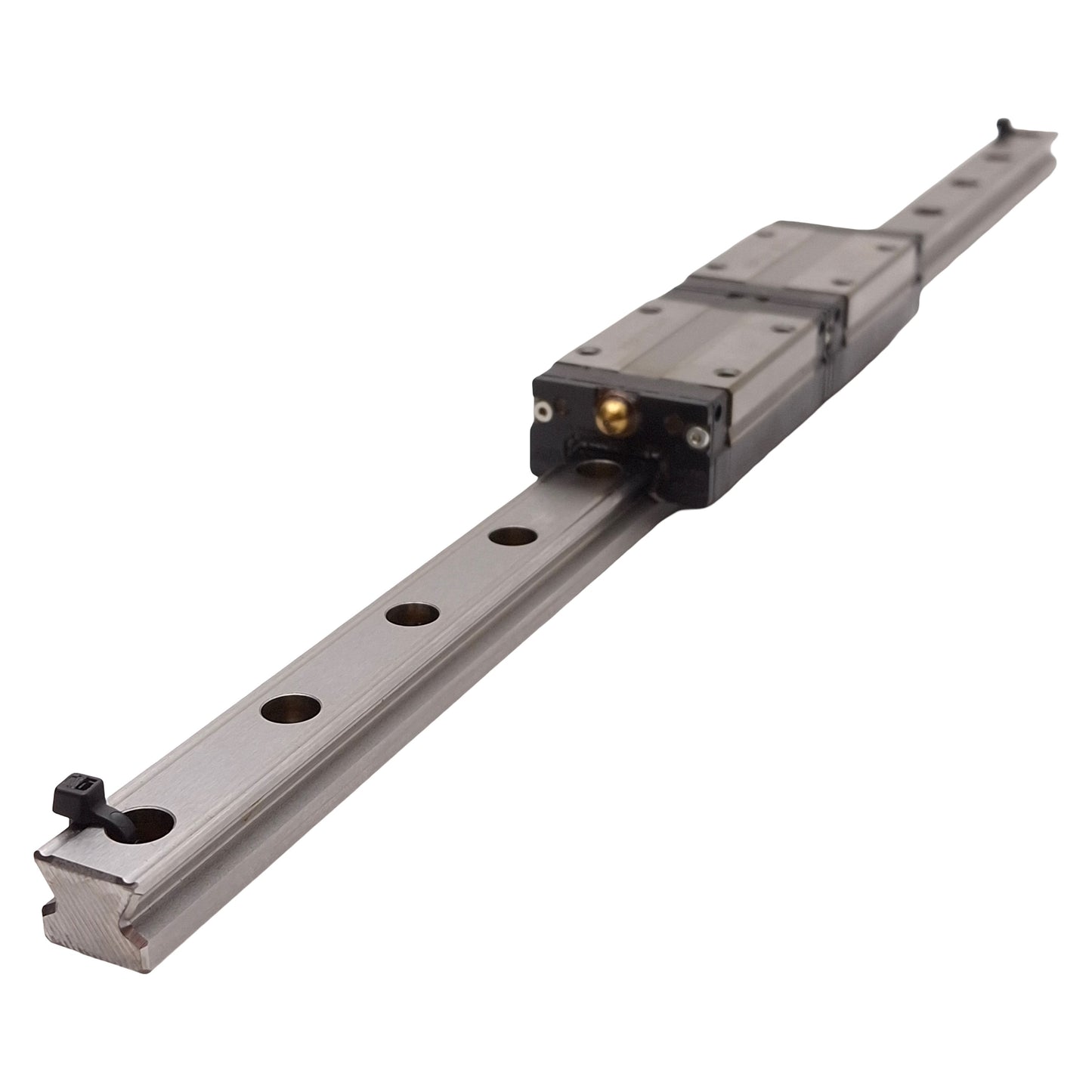 Used THK SSR15XW Linear Guide Assembly, 15mm x 410mm Rail, (2x) 56.9x34mm Carriages