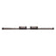 Used THK SSR15XW Linear Guide Assembly, 15mm x 410mm Rail, (2x) 56.9x34mm Carriages