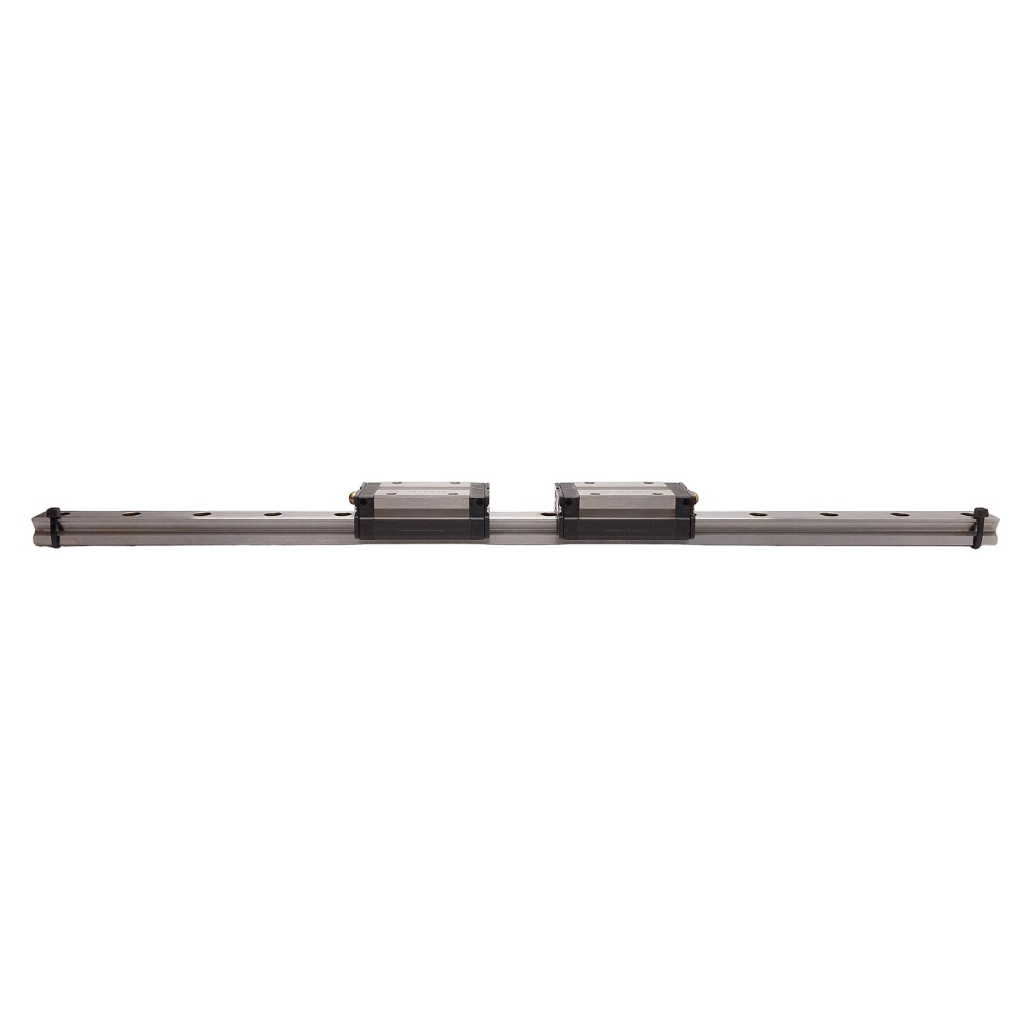 Used THK SSR15XW Linear Guide Assembly, 15mm x 410mm Rail, (2x) 56.9x34mm Carriages