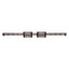 Used THK SSR15XW Linear Guide Assembly, 15mm x 410mm Rail, (2x) 56.9x34mm Carriages