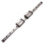 Used THK SSR15XW Linear Guide Assembly, 15mm x 410mm Rail, (2x) 56.9x34mm Carriages
