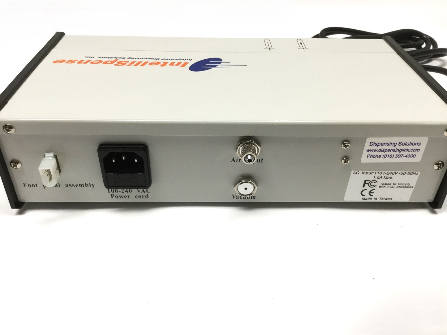 Used IntelliSpense 5101284DG Digital Timed Syringe Air Dispenser 0.01-99s, 1-100psi