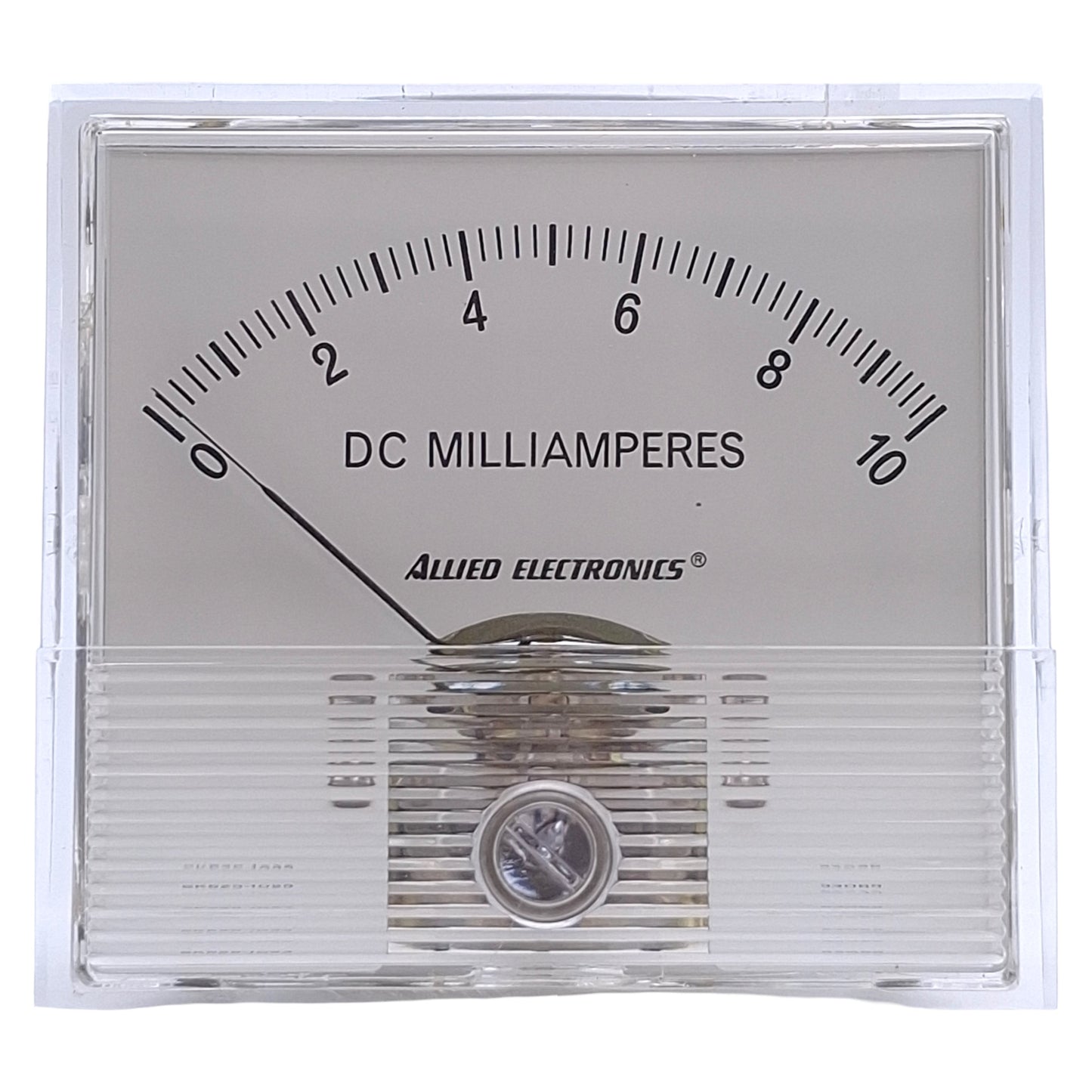 New Allied Electronics DC Milliamperes 0-10 Range, 2-1/2in Panel Meter Size