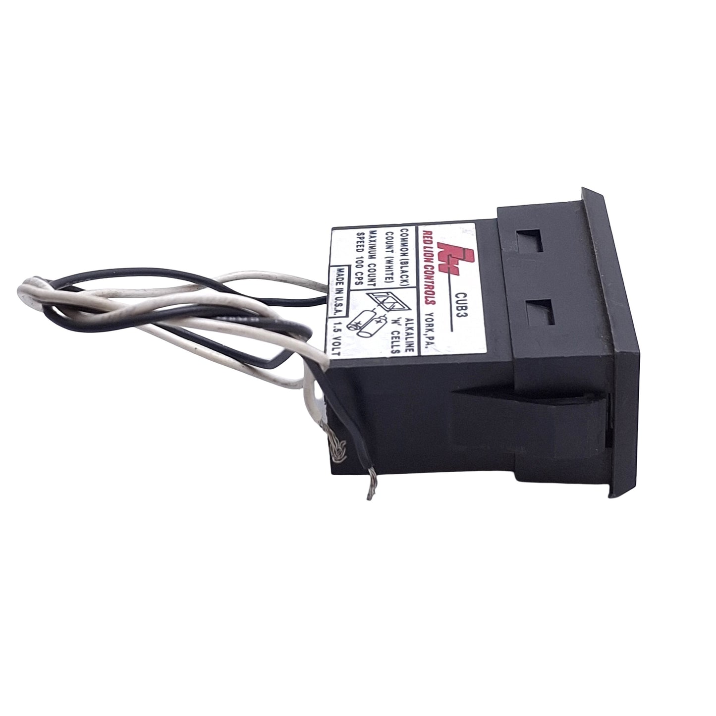 Used Red Lion Controls CUB30000 Miniature Counter, 6-Digit, 3VDC, 100CPS Max