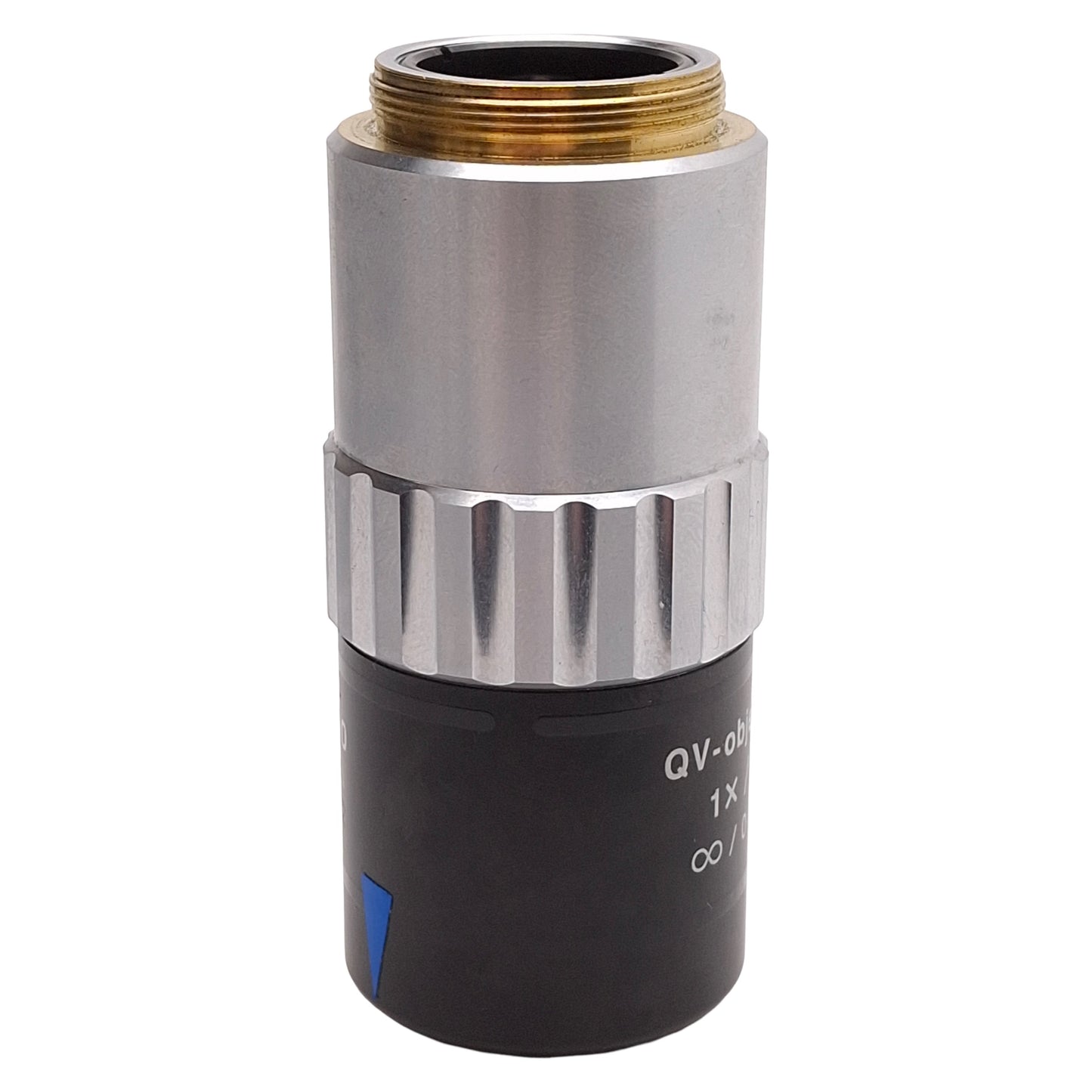 Used Mitutoyo 02AKT250 QV-HR1x Quick Vision Objective Lens 1x/0.084, f=100, 40.6mm WD