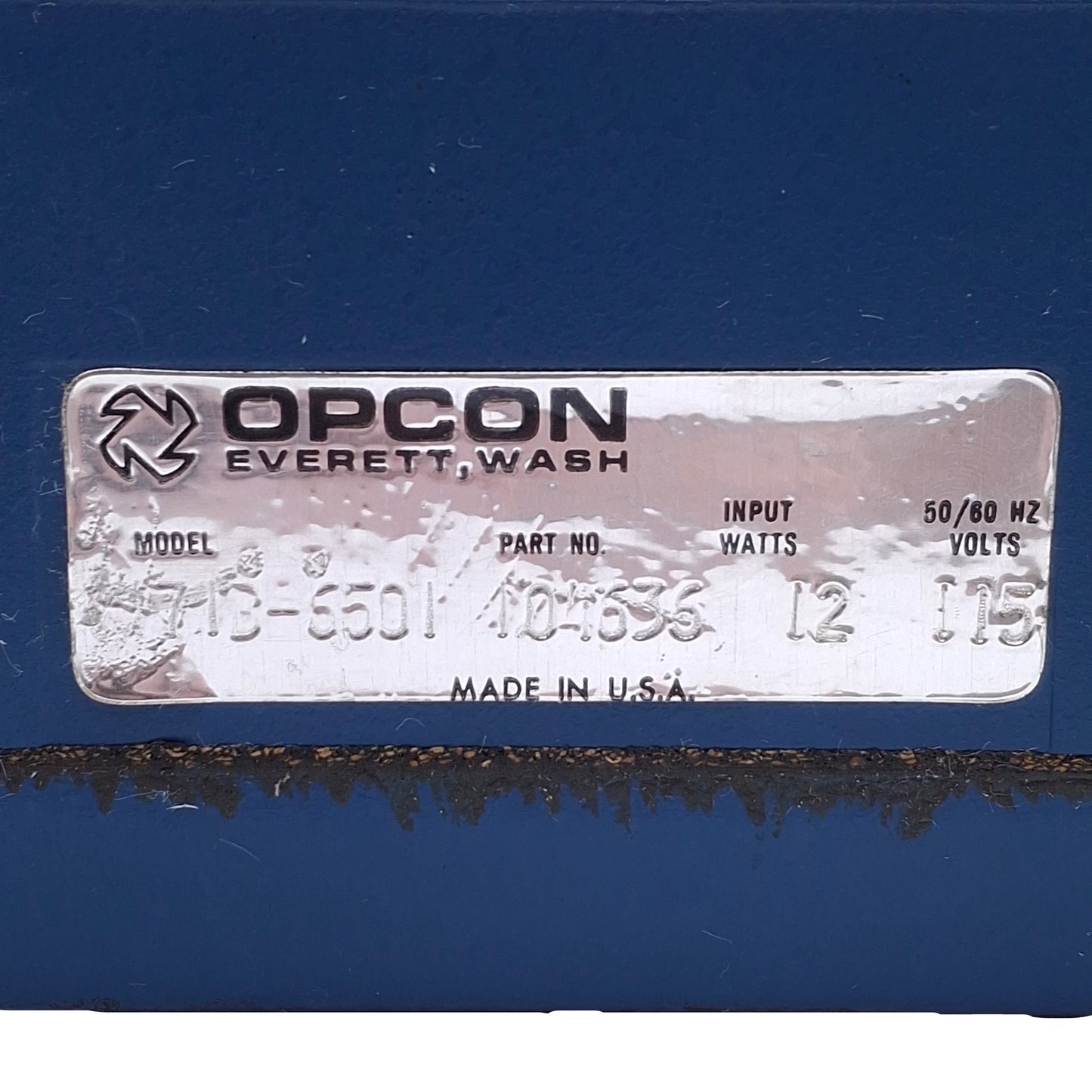 Used Opcon 8171B-6501 Control Unit Self-Contained 1000ft Max Cable, 115VAC, 14mS/3mS