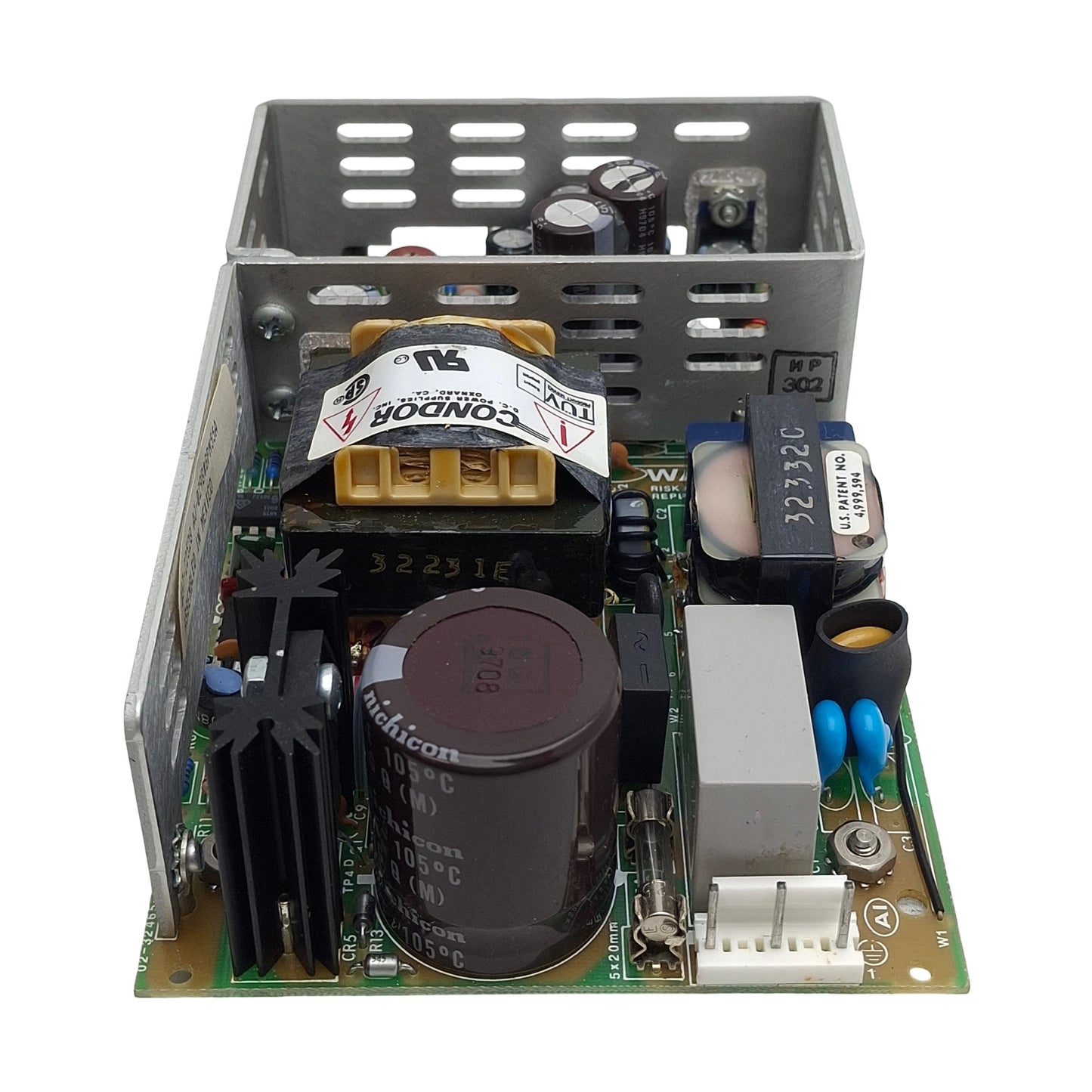 Used Condor GPM55A Power Supply, 100-240VAC In, +-12VDC/5VDC 1-6A Out, 55W Max