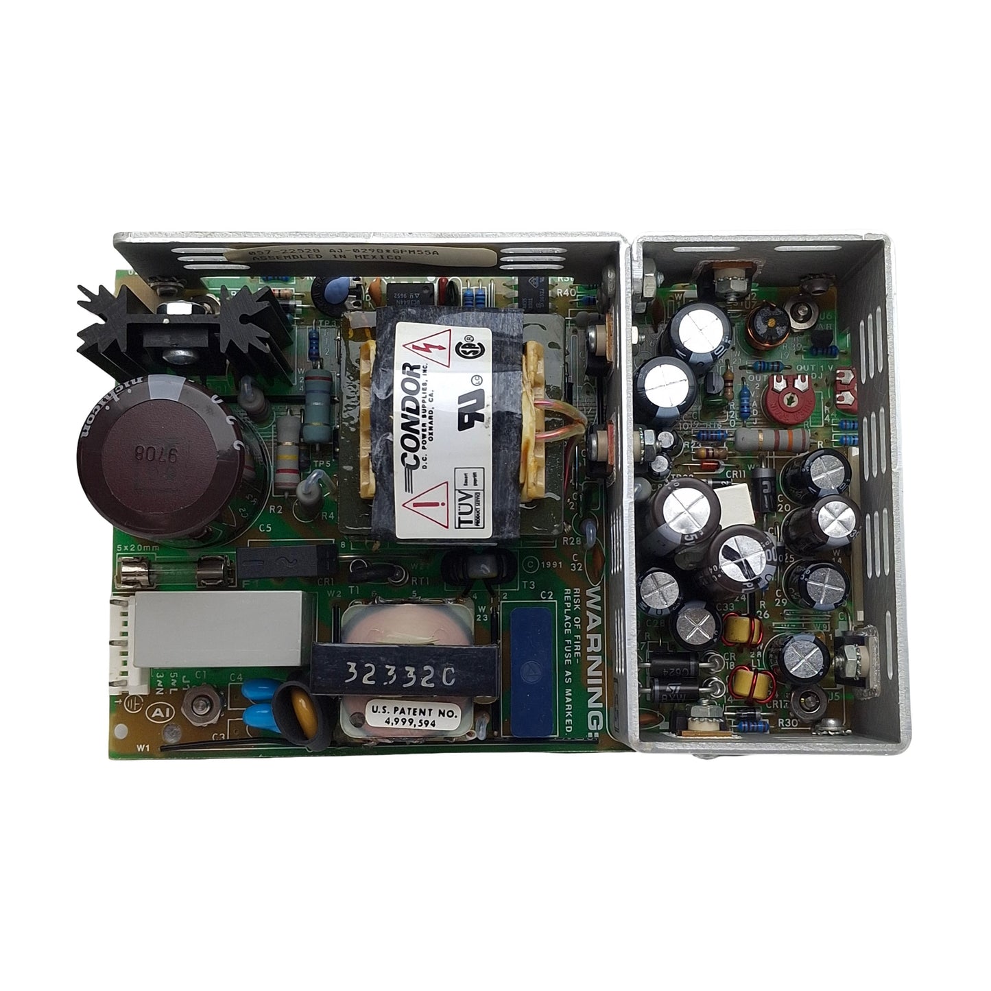 Used Condor GPM55A Power Supply, 100-240VAC In, +-12VDC/5VDC 1-6A Out, 55W Max