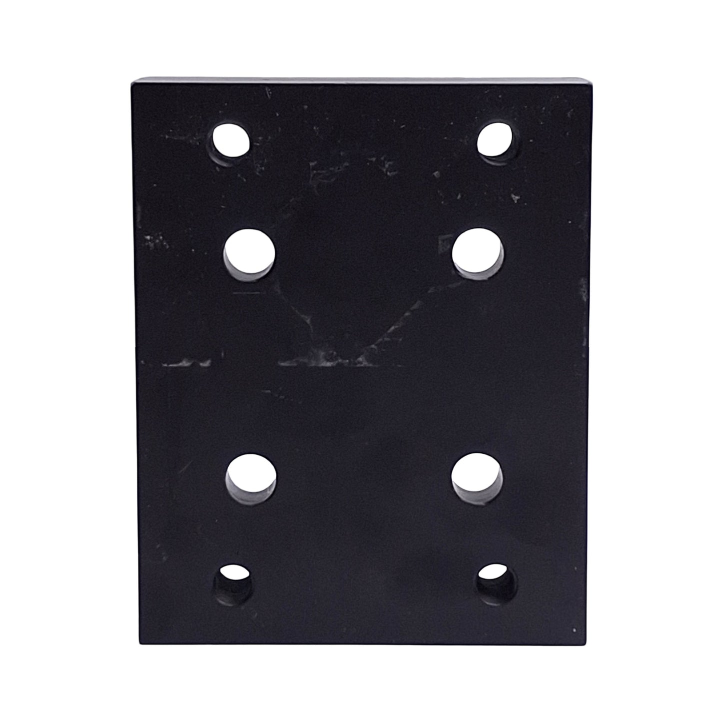 Used 80/20 2420-Black 15 Series Flange Mount Caster Base Plate, 3.750in x 3.00in