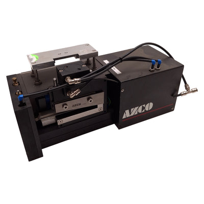 Used AZCO Corp FG110/SP Sur-Size Cut-To-Length Assembly 120VAC, 90psi, 110mm Wide Cut