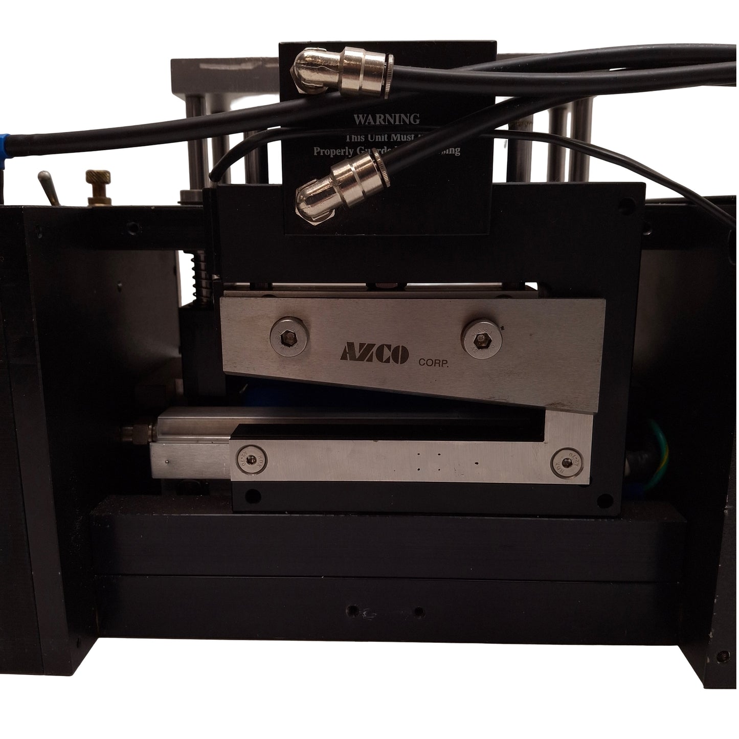Used AZCO Corp FG110/SP Sur-Size Cut-To-Length Assembly 120VAC, 90psi, 110mm Wide Cut