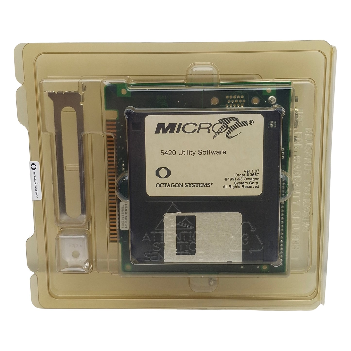 New Octagon Systems MicroPC 5420 Super VGA Video Card, 5V+/-5% 380mA, 8Bit ISA Bus
