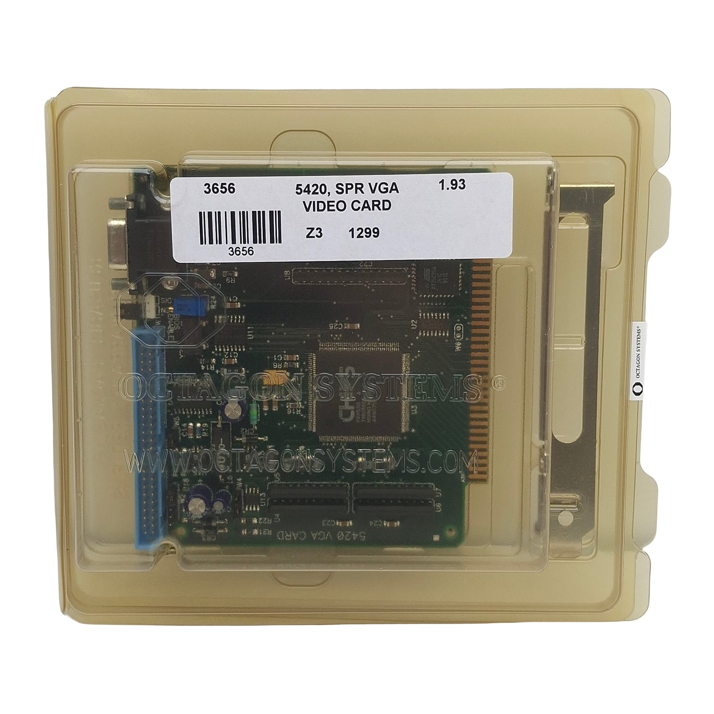 New Octagon Systems MicroPC 5420 Super VGA Video Card, 5V+/-5% 380mA, 8Bit ISA Bus