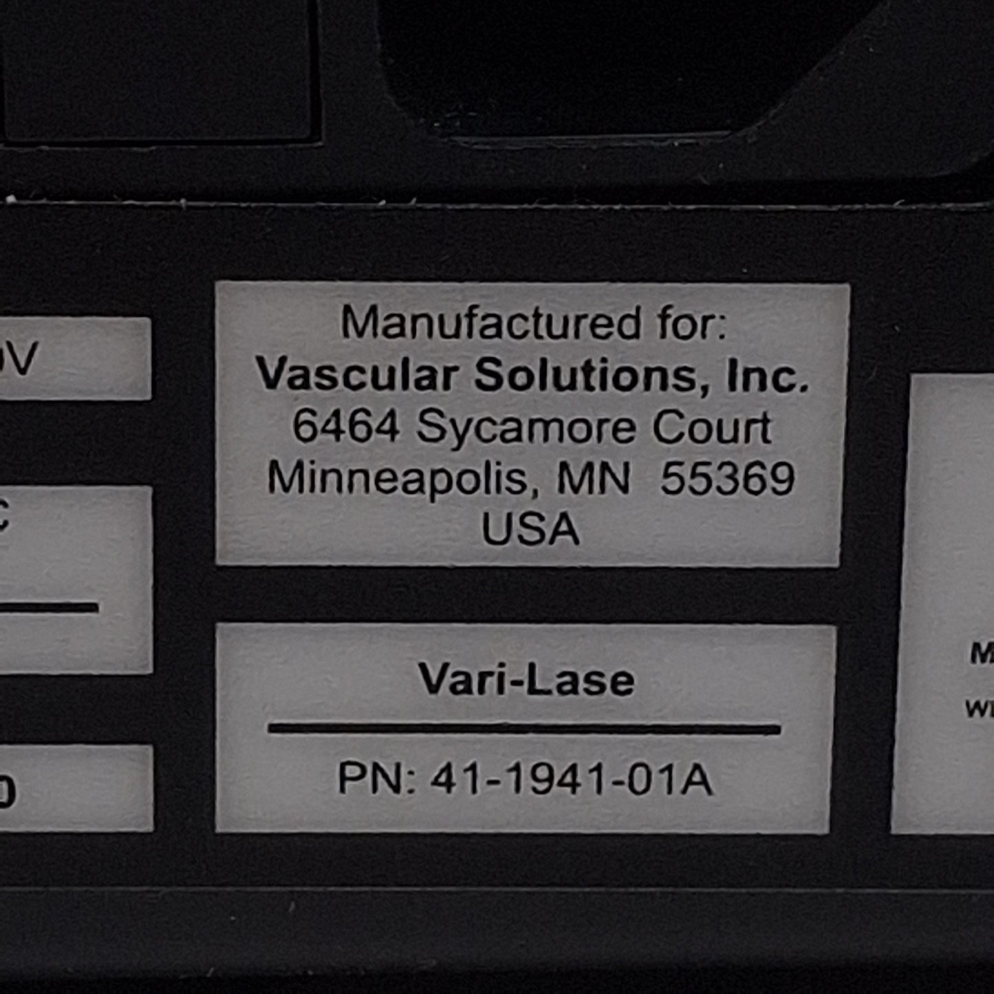 Used Vascular Solutions 41-1941-01A MedArt700 Vari-Lase Endovenous Laser Counsel