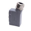 Used Harting 09330162701 Han E Connector Insert W/ Right Angle Hood, 16B Female, 16A