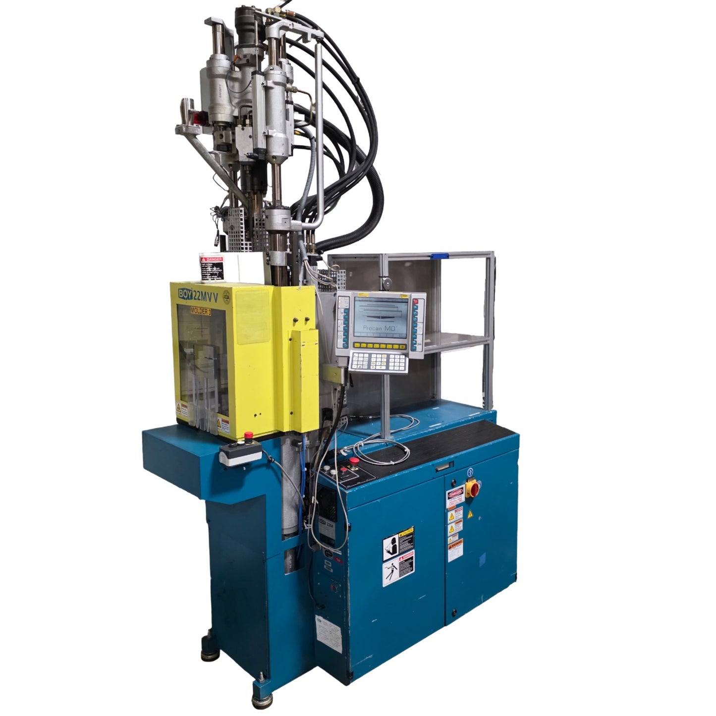 Used Boy 22MVH Injection Molding Press With Procan MD Control 24.2 Ton 250VAC 3Ph 56A