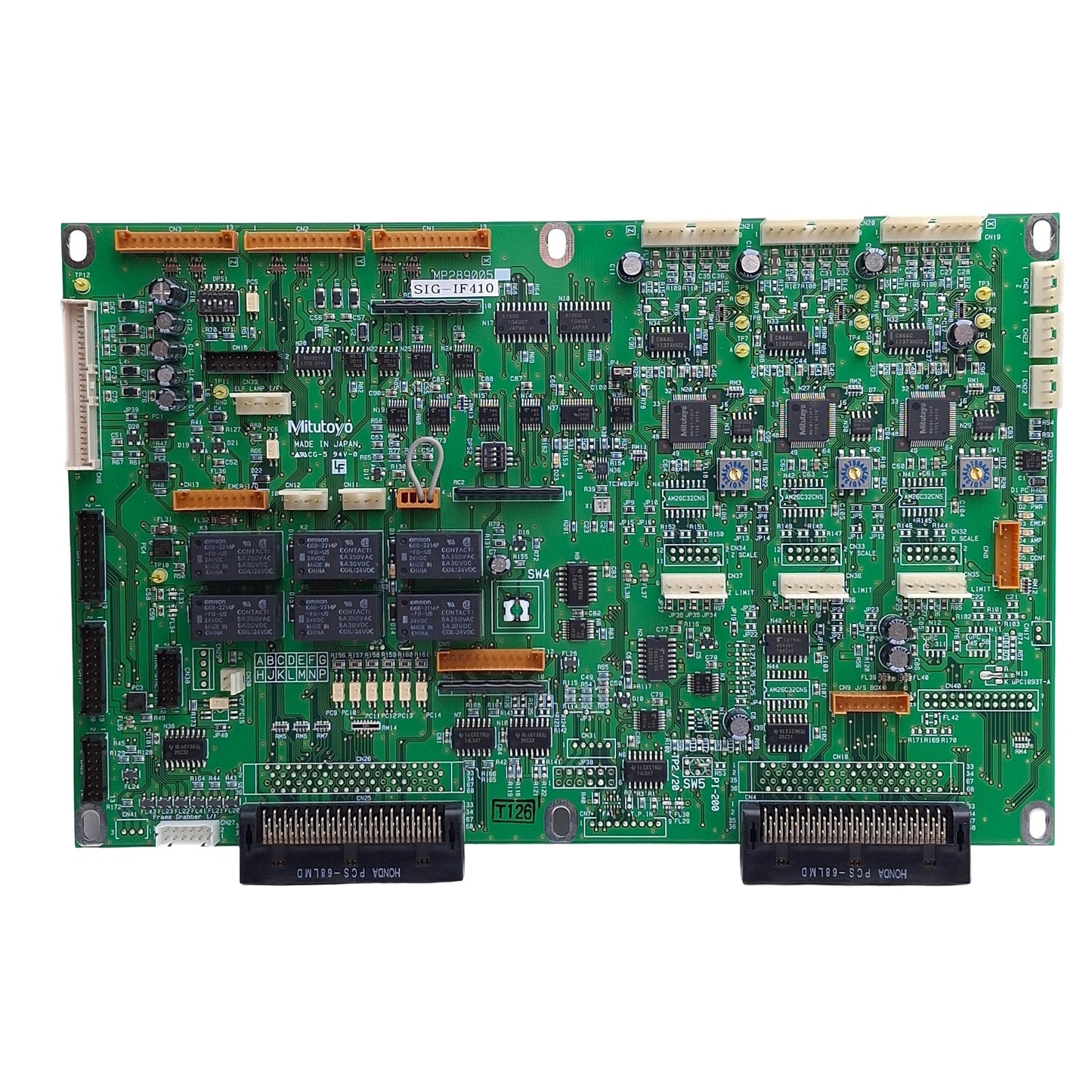 Used Mitutoyo MP289005 SIG-IF410 Secondary Control/Relay Board For QV-X302P1L CNC